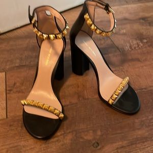 Studded Block Heels (Stuart Weitzman) Size 9